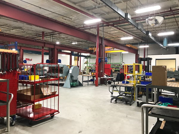mahle welding room at leeds park
